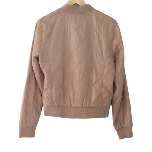 ROMEO & JULIET COUTURE Dusty Pink Bomber J… - Picture 6 of 11
